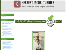 Tablet Screenshot of jacobi-turnier.de